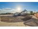 Landscaped side yard with gravel and play structure at 2870 W Manzanita St, Apache Junction, AZ 85120