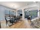 Elegant dining room with hardwood floors and chandelier at 3548 E Mesquite St, Gilbert, AZ 85296