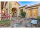 Peaceful courtyard with stone flooring and seating at 42405 N Anthem Creek Dr, Anthem, AZ 85086