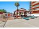 Relaxing poolside space with shaded seating at 4750 N Central Ave # A3, Phoenix, AZ 85012