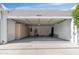 Spacious single-car garage with built-in storage cabinets at 4825 N 72Nd Way, Scottsdale, AZ 85251