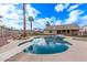 Refreshing kidney shaped pool, perfect for relaxation at 4963 E Hobart St, Mesa, AZ 85205