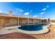 Stunning pool and patio with mountain views at 51008 N 295Th Ave, Wickenburg, AZ 85390