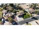 Aerial view of neighborhood with houses and pools at 5133 W Monte Cristo Ave, Glendale, AZ 85306