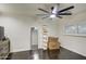 Bedroom with dark hardwood floors and a full-length mirror at 5133 W Monte Cristo Ave, Glendale, AZ 85306