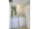 Bright laundry room with washer and dryer included at 6151 E Harvard St, Scottsdale, AZ 85257