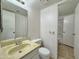 Clean bathroom with a vanity and toilet at 8738 W Tinajas Dr, Arizona City, AZ 85123