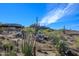 Captivating desert landscape views from the backyard, offering privacy and tranquility at 10567 E Mark Ln, Scottsdale, AZ 85262