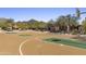 Well-maintained outdoor basketball court with mountain views at 10638 E Blanche Dr, Scottsdale, AZ 85255