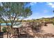 Relaxing poolside patio furniture with scenic mountain backdrop at 10638 E Blanche Dr, Scottsdale, AZ 85255