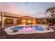 Inviting backyard pool with patio and pergola at 15639 E Palomino Blvd, Fountain Hills, AZ 85268