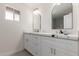 Double vanity bathroom with marble countertop at 1741 N Lehmberg Ave, Casa Grande, AZ 85122