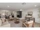 Bright and airy living room featuring a modern fireplace and comfortable seating at 1741 N Lehmberg Ave, Casa Grande, AZ 85122