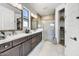 Elegant bathroom with double vanity and walk-in shower at 18221 E Paria Canyon Dr, Rio Verde, AZ 85263