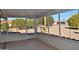 Spacious covered patio overlooking the backyard at 20619 N Echo Mesa Dr, Sun City West, AZ 85375