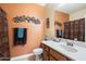 Clean bathroom with updated fixtures and a spacious vanity at 2425 W Bronco Butte Trl # 2037, Phoenix, AZ 85085