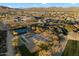 Aerial view of community sports courts, including tennis and basketball courts at 2425 W Bronco Butte Trl # 2037, Phoenix, AZ 85085