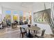 Elegant dining room featuring a round table and stylish decor at 34476 N 68Th Way, Scottsdale, AZ 85266