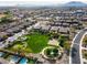 Picturesque aerial view of a community park, showcasing green space and recreational amenities at 3933 E Alfalfa Dr, Gilbert, AZ 85298