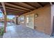 Covered patio with tile flooring adjacent to the pool at 4056 E Rosemonte Dr, Phoenix, AZ 85050