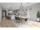 Dining area with modern gray chairs and a white table at 4257 E John St, Gilbert, AZ 85295