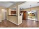 Kitchen with stainless steel appliances and wood cabinets at 42788 W Martie Lynn Rd, Maricopa, AZ 85138