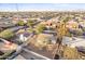 An aerial view showcasing the house and its spacious backyard at 4607 E Park St, Phoenix, AZ 85042