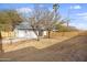 Backyard view of house with wooden fence at 4607 E Park St, Phoenix, AZ 85042