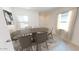 Dining room with a modern oval table and six chairs at 5718 W Willow Ridge Dr, Laveen, AZ 85339