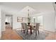 Elegant dining room with chandelier and access to the patio at 6309 N 14Th St, Phoenix, AZ 85014