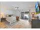 Bright bedroom with sliding door to backyard at 7730 E Buena Terra Way, Scottsdale, AZ 85250