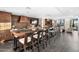 Modern community kitchen with large island and bar seating at 8 Biltmore Est # 123, Phoenix, AZ 85016