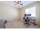 Bright bedroom with a workspace and large window at 9017 W Pinnacle Vista Dr, Peoria, AZ 85383