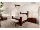 Large bedroom with a king-size bed and plenty of natural light at 9312 E Arrowvale Dr, Sun Lakes, AZ 85248