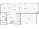 Main floor plan, including living room, kitchen, and primary bedroom at 10929 E North Ln, Scottsdale, AZ 85259
