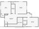 Lower floor plan with Gathering room, bedrooms, and office at 10929 E North Ln, Scottsdale, AZ 85259