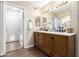 Modern bathroom with double vanity and updated fixtures at 1243 E Avenida Grande --, Casa Grande, AZ 85122