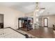 Game room with air hockey table and built-in bunk bed at 1243 E Avenida Grande --, Casa Grande, AZ 85122