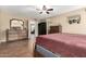 Main bedroom with large dresser and king-size bed at 1243 E Avenida Grande --, Casa Grande, AZ 85122
