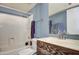 Clean bathroom with bathtub, shower, and vanity at 13408 N 25Th Dr, Phoenix, AZ 85029