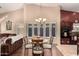 Bright dining area with a round table and chairs near kitchen at 13631 W Banff Ln, Surprise, AZ 85379