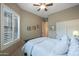 Bright bedroom with a queen bed and built-in closet at 2026 N Atwood --, Mesa, AZ 85207