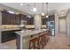 Spacious kitchen with granite countertops and dark cabinetry at 2026 N Atwood --, Mesa, AZ 85207