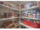 Well-organized pantry with ample shelving for storage at 2026 N Atwood --, Mesa, AZ 85207