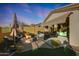 Outdoor patio with fire pit and seating area at 2026 N Atwood --, Mesa, AZ 85207