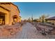 Outdoor patio with tables and chairs, perfect for relaxing at 2026 N Atwood --, Mesa, AZ 85207