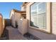 Sidewalk leading to the entrance with a decorative gate at 2026 N Atwood --, Mesa, AZ 85207