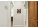 Hallway with access to bedrooms and a bathroom at 2101 S Yellow Wood -- # 75, Mesa, AZ 85209