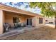 Covered patio with seating area and grill at 2101 S Yellow Wood -- # 75, Mesa, AZ 85209