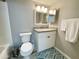 Updated bathroom with granite vanity and a new toilet at 2228 E Campbell Ave # 121, Phoenix, AZ 85016